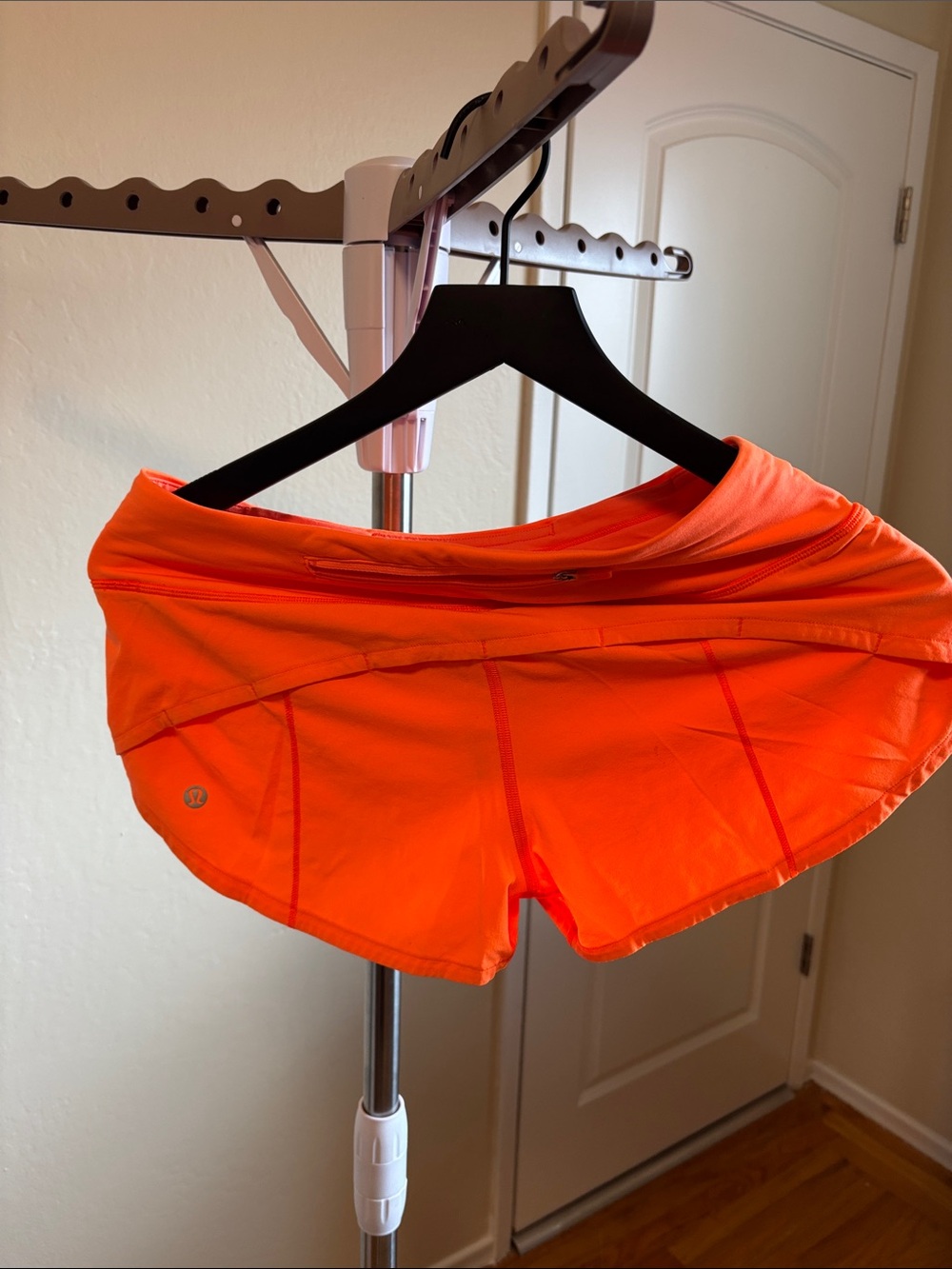 lululemon athletica Women’s Neon Orange Athletic Shorts